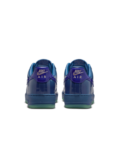 Nike Air Force 1 Low QS "Patent Leather" Mystic Navy and Grape Ice